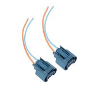 Headlight Connector Wiring Harness Adapter 2PCS Industrial Grade ABS Material Heat Resistant Corrosion Proof Quick Connect for Trailer Automotive LED Lights