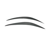 Headlight Eyelid Covers 1 par de párpados, cejas, tapacubos, embellecedor de faros delanteros de fibra de carbono para Infiniti FX35 FX37 QX70 FX50 2009-2012