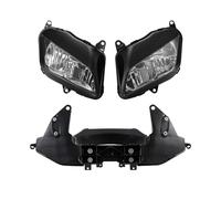 Headlight Motocicleta Faro Para CBR600RR 2007 2008 2009 2010 2011 2012 Faro Delantero Y Soporte De Carenado Superior