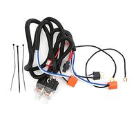 Headlight Relay Wiring Harness PE Water - Shielded | 12V 80A Direct Fit for High Performance | Plug and Play Headlamp Brightener Kit for Cars/Trucks/SUVs
