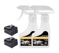 Headlight Restoration Spray, Fast Acting Car Headlight Restoration Kit & Head light Cleaner for Foggy Lights, Easy DIY Head light Polish for Car Owners (2PCS)