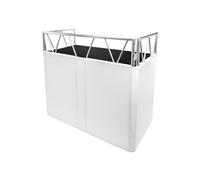 HEADLINER Cabina de DJ Portátil Indio Dj Booth, Fabricada en Aluminio, Ideal para Eventos y Bares, Montaje Rápido