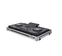 Headliner - Funda de vuelo de perfil bajo con ruedas compatible con el sistema de DJ todo en uno AlphaTheta XDJ-AZ; funda compacta y personalizada para controlador de DJ, diseño resistente, ideal para