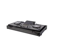 Headliner Pitch - Funda de vuelo de perfil bajo con ruedas compatible con el sistema de DJ todo en uno AlphaTheta XDJ-AZ; funda para controlador de DJ totalmente negra, diseño resistente, ideal para