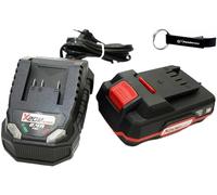 HEADNMORE® Bundle Parkside® - Juego de baterías (20 V, 2 Ah, batería de 2 Ah, PAP20 B1, cargador PLG20 C1, llavero HEADNMORE)