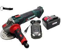 HEADNMORE® Bundle Parkside PWSA 20 - Amoladora angular con batería (20 V, en maletín de transporte y llavero HEADNMORE® (1 batería de 8 Ah)