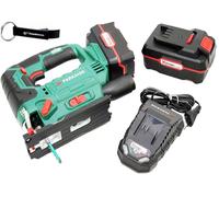 HEADNMORE® Bundle Parkside - Sierra de calar con batería (20 V, PSTDA 20 + llavero HEADNMORE® (2 baterías de 4 Ah)