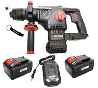 HEADNMORE Paquete - PARKSIDE PERFORMANCE 20V Batería Combimartillo PKHAP 2058 A1 + Llavero HEADNMORE (2x8Ah Batería)