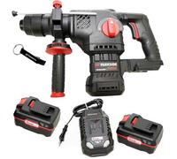 HEADNMORE Paquete - PARKSIDE PERFORMANCE 20V batería martillo combinado PKHAP 2058 A1 + llavero HEADNMORE (batería de 2x4Ah)