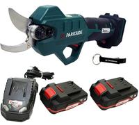 HEADNMORE® Parkside® Paas 20 Tijeras de podar inalámbricas 20V + llavero HEADNMORE® (batería 2x2Ah)