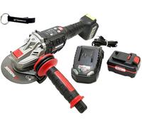 HEADNMORE Parkside Performance Amoladora angular inalámbrica 20V AP 20Li + llavero HEADNMORE (1 batería 4 Ah)