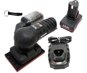 HEADNMORE® Parkside Performance® Lijadora orbital inalámbrica 12V PASSP 12 + llavero HEADNMORE® (1 batería 4 Ah)