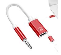 Headphone Car Stereo Cord Typec Female Flat Head Earphone Type C To 3.5mm
