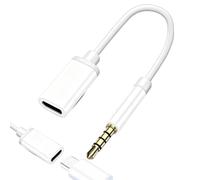 Headphone Car Stereo Cord Typec Female Flat Head Earphone Type C To 3.5mm