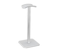 Headphone Holder - Aluminum Alloy Desk Stand | 3.94x3.94x9.65 Inch Space Saving Design, Deformation Slipping Prevention, Sturdy ABS Headset Stand For Study Room Organization