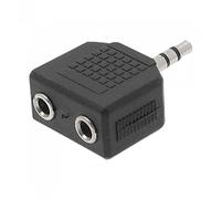 Headphone Jack Splitter 3.5mm Jack Plug to 2x 3.5mm Jack Sockets Stereo Adaptor Dual Splitter - VASI4KO