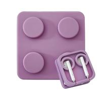 Headphone Keeper - Flexible Silicone Organizer, Free Cable Control, Earbud Cable Winder, Portable Management Solution | Wrap Holder Home, Office, Travel, Desk, Backpack, Drawer,