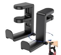 Headphone Stand | 360 Degree Rotation Earphone Mount Built In Cable Holder
