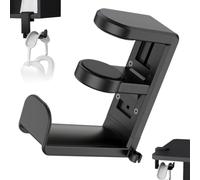 Headphone Stand, 360° Rotation Earphone Mount Cable Holder for Office Desk