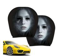 Headrest Covers for Car | Dustproof Funny Stretch Ghost Face Protector