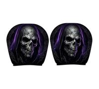 Headrest Covers for Cars | 2 Pieces Halloween Scary Reusable Protector