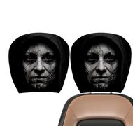 Headrest Covers for Cars - Auto Interior Decoration, 11.02x10.24 inches
