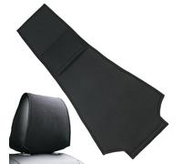 Headrest Covers for Cars - Seat Headrest Protector with Storage Pocket for Daily Commuting Travel | Soft Stretch Fabric, Washable Reusable, Easy to Install, Ideal for Trucks SUVs Automotiv