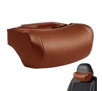 Headrest - Ergonomic Leather Universal Neck Support, Comfortable Car For Driving, Travel Accessory | Car Neck, Truck SUV RV Sedan Automotive Travel Road Trip Fatigue Men W
