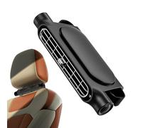 Headrest Fan Backseat, Adjustable Carseat Cooling Fan with 3 Speeds, 3000mAh Rechargeable Battery, Angle-Adjustable Airflow Device for Car Truck Van RV Camping Long Road Travel