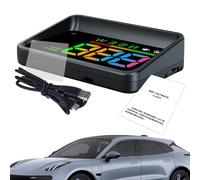 Heads Up Display Car Hud - Velocímetro para salpicadero de coche | Se puede montar en el parabrisas | Velocímetro digital para coche | Proyector de velocidad de conducción | Velocímetro H4 de alta