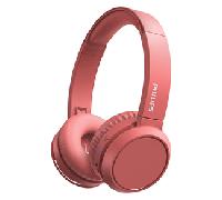 HEADSET BLUETOOTH PHILIPS TAH4205RD/00 BT 5.0 MICROFONO INTEGRADO COLOR ROJO PLEGABLES TAH4205RD/00