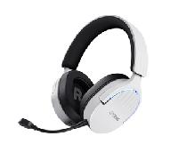Trust GXT 491W FAYZO Auriculares Inalámbrico y alámbrico Diadema Juego USB Tipo C Bluetooth Negro, Blanco