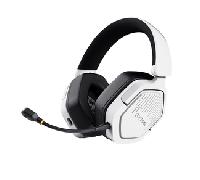Auriculares gaming inalámbricos con micrófono trust gaming gxt 493ps carus ps5/ jack 3.5/ bluetooth/ blancos