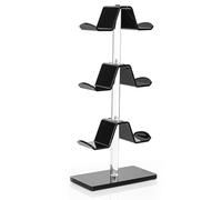 Headset-Halter, Controller-Halter - 3-stufiges Acryl-Gamecontroller- und Headset-Aufbewahrungsregal - Rotierender - für den Schreibtisch,stabiler Kopfhörer-Aufhänger, Raumzubehör