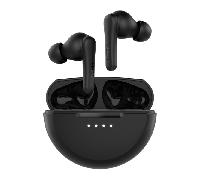 Belkin SoundForm Rhythm Auriculares inalámbricos True Wireless con micrófono, Carga rápida USB-C, 28 Horas de autonomía, Resistencia IPX5 al Agua y el Sudor, Bluetooth, iPhone, Galaxy y Otros, Negros