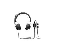 HEADSET LOGITECH ZONE WIRED TEAMS USB-A USB-C GRAPHITE P/N:981-000870 981-000870