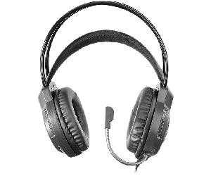 HEADSET MARS GAMING MH124 FRGB JACK 3.5mm ALIMENTACION USB CONTROL VOLUMEN COLOR NEGRO