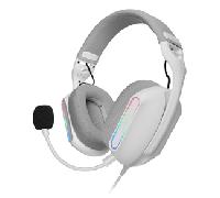 HEADSET MARS GAMING MHPRO ARGB JACK 3.5mm ALIMENTACION USB CONTROL VOLUMEN COLOR BLANCO MHPROW