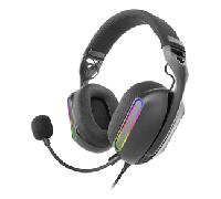 HEADSET MARS GAMING MHPRO ARGB JACK 3.5mm ALIMENTACION USB CONTROL VOLUMEN COLOR NEGRO MHPRO