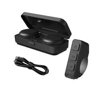 Headset Mit Geräuschunterdrückung, Kabelloses Headset Für Motorradfahren - Kopfhörer Mit Geräuschunterdrückung Und LED-Anzeige,Tragbares Wiederaufladbares , Wasserdichter Kopfhörer Für Reisen,