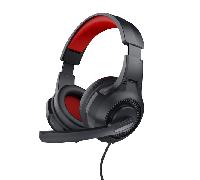 HEADSET TRUST GAMING BASICS 24785 NEGRO MICROFONO PLEGABLE CABLE 2m JACK 3.5mm CONTROL VOLUMEN