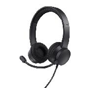 headset trust hs-260 25334 usb usb adaptador usb-c microfono plegable con cancelacion de ruido diade