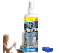 Headstone Restoration & Cleaning Spray, Tombstone & Monument Cleaning Spray, Stone Cleaners Gravestone Cleaner,Headstone Cleaners for Graves, Natural Stone Cleaner for Marble, Tile (1PC)