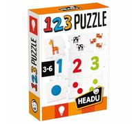 Headu - 123 Puzzle | Juegos Educativos 3 Años A 6 | Juegos Educativos | Puzzle 3 Años A 6 | Juego Infantil | Juguetes Niños Aprende Los Números | Juego De Mesa