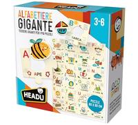 Headu Alfabetiere Gigante Letras y Palabras para los más pequeños IT28641 Juego Educativo ecológico para niños de 3 a 6 años Made in Italy
