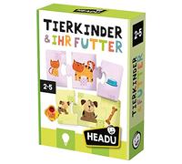 Headu «Animales y su Comida: Cada Animal su niño y su Comida!»: Juego Educativo para niños de 2 a 5 años, versión Alemana (DE52514)