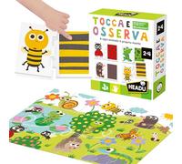 Headu Animals Juego Educativo en Caja, Multicolor, Large (IT55010)