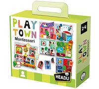 Headu - Baby Play Town Montessori. Juego Educativo para niños y niñas de Entre 2 y 5 años. Descubre la Ciudad y Sus habitantes.