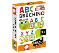 HEADU - Bruchino ABC, autocorrectivo y Largo más de un Metro, un Juego Educativo para niños de 3 a 6 años, Fabricado en Italia