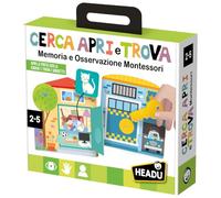 Headu Buscar Abrir y Encontrar Montessori Memoria y Observación para los más Pequeños It57168 Juego Educativo para Niños 2-5 Años